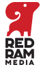 RED RAM MEDIA - Logo Black